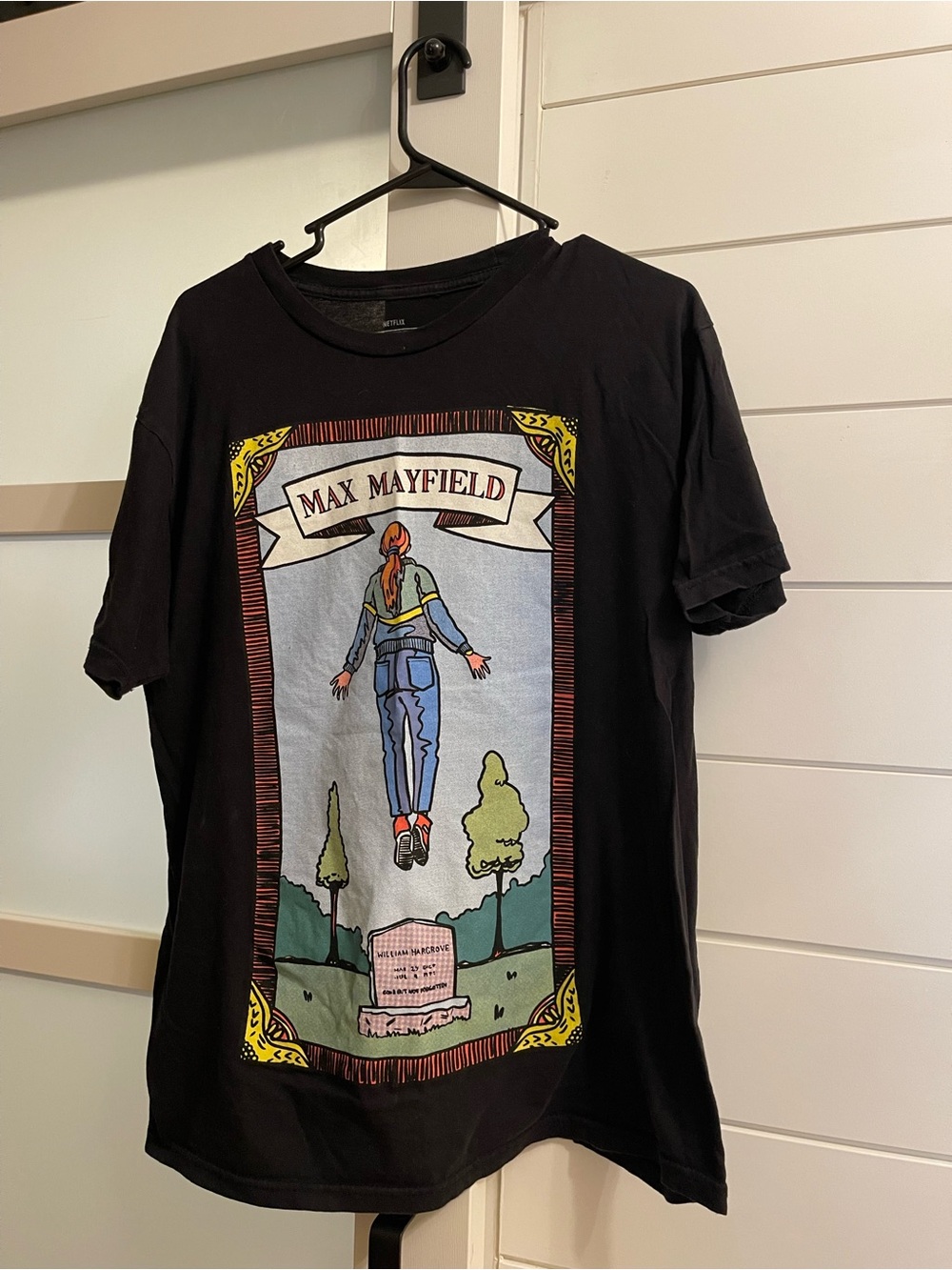 Stranger Things Max Mayfield Tarot Card Men’s T-Shirt